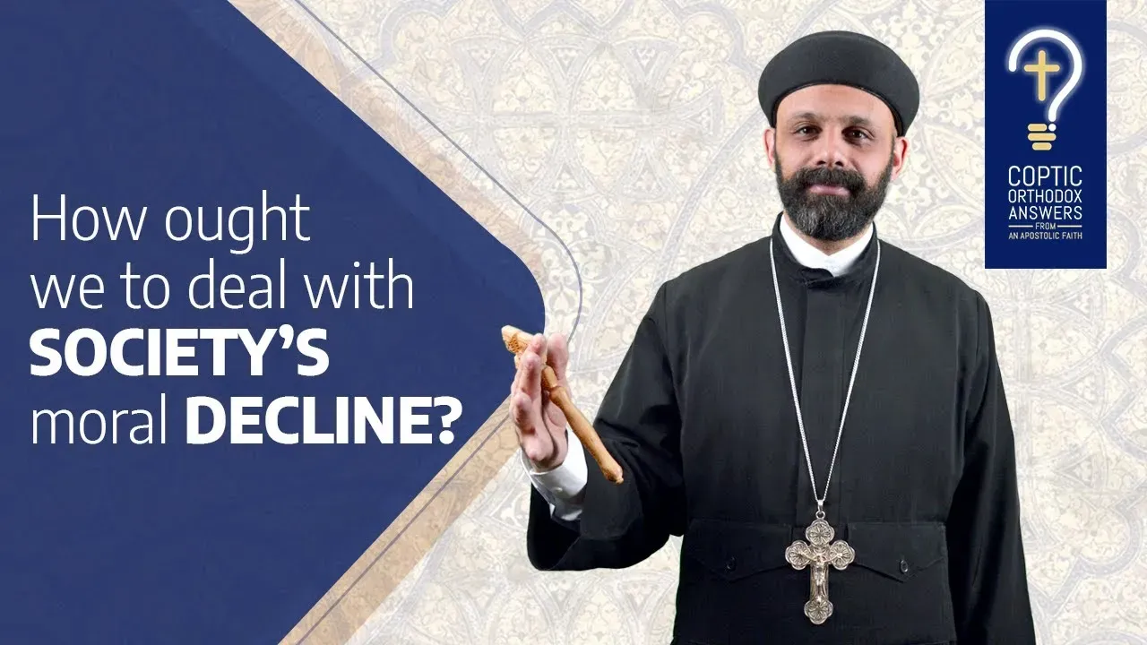 As Christians, how ought we to deal with today’s society’s moral decline?
